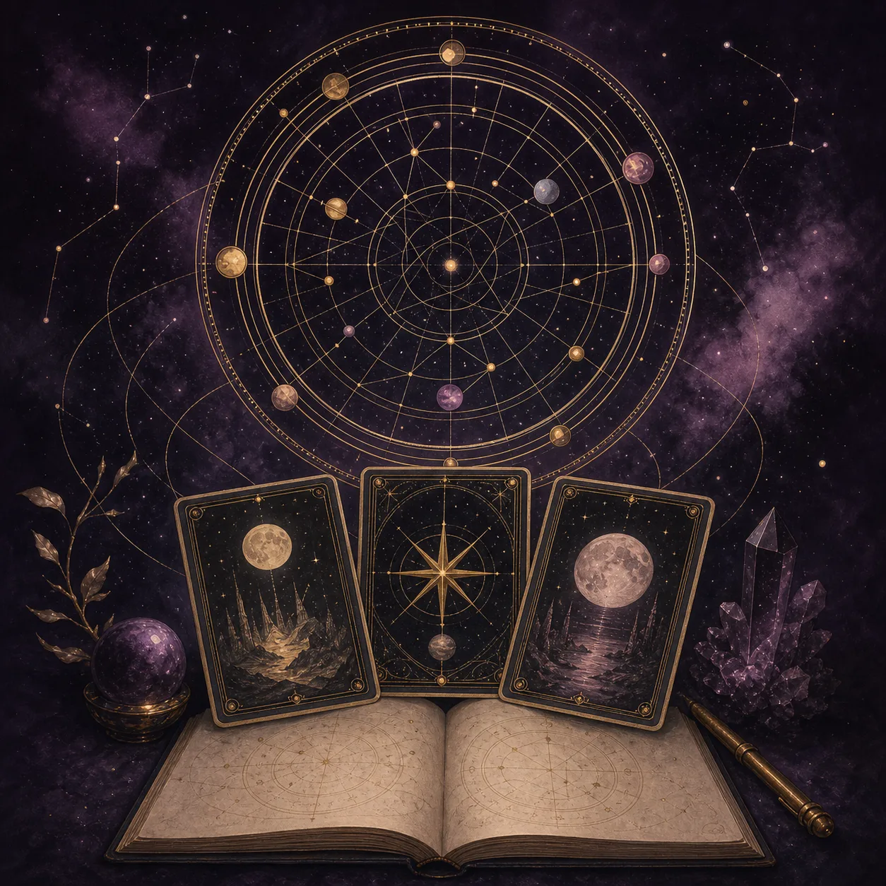 Натальная карта и практическая астрология BasilArcana